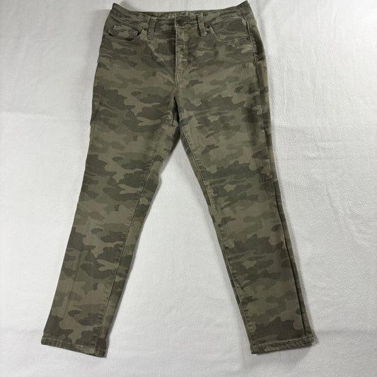 Universal Thread Camo Skinny Pants Womens Y2K Streetwear Stretch Denim Vintage!!
