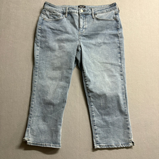 NYDJ Curves 360 Jeans Womens 10 Fits Like 33x20 Light Wash Straight Denim