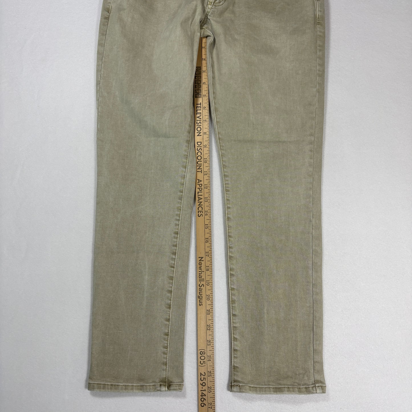Arizona mens Slim Jeans 32x29 Tan Advanced Flex 360 Stretch Denim Y2K Casual