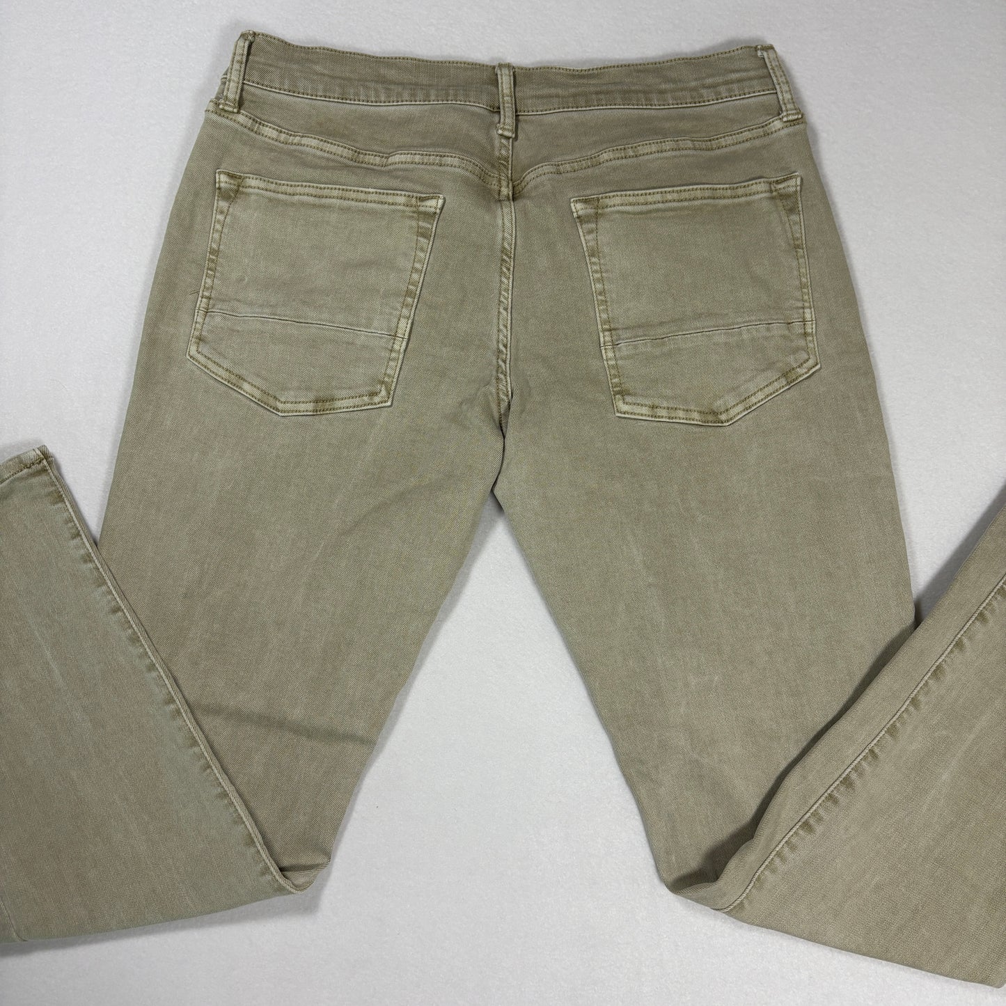 Arizona mens Slim Jeans 32x29 Tan Advanced Flex 360 Stretch Denim Y2K Casual
