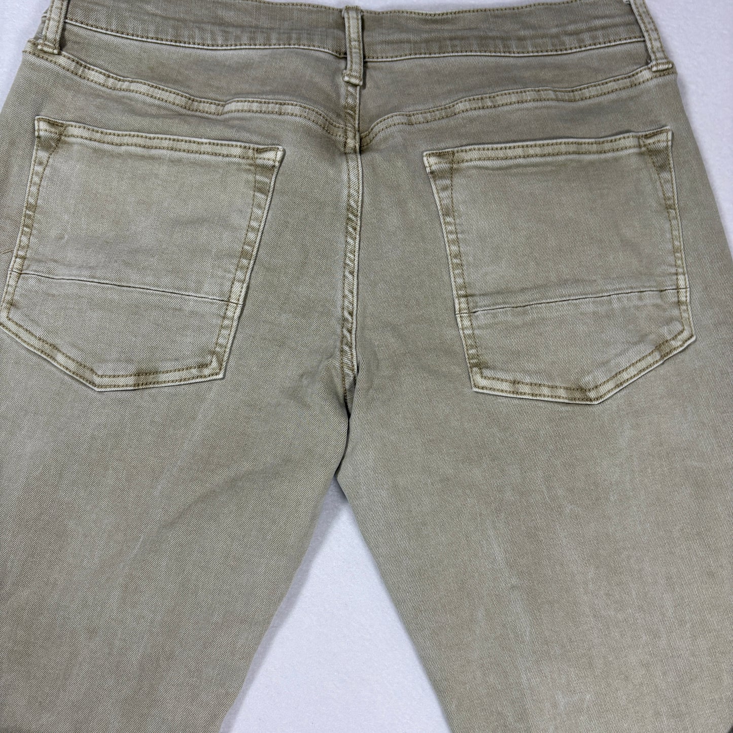 Arizona mens Slim Jeans 32x29 Tan Advanced Flex 360 Stretch Denim Y2K Casual