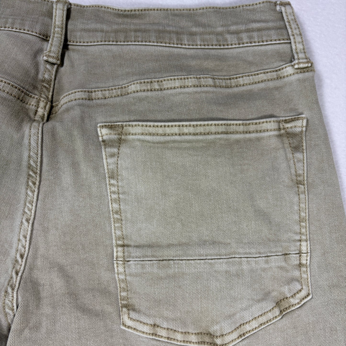 Arizona mens Slim Jeans 32x29 Tan Advanced Flex 360 Stretch Denim Y2K Casual