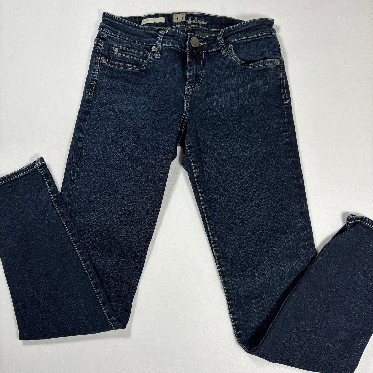 Kut From The Kloth Womens Jeans Size 4 Diana Skinny Dark Wash Stretch Denim