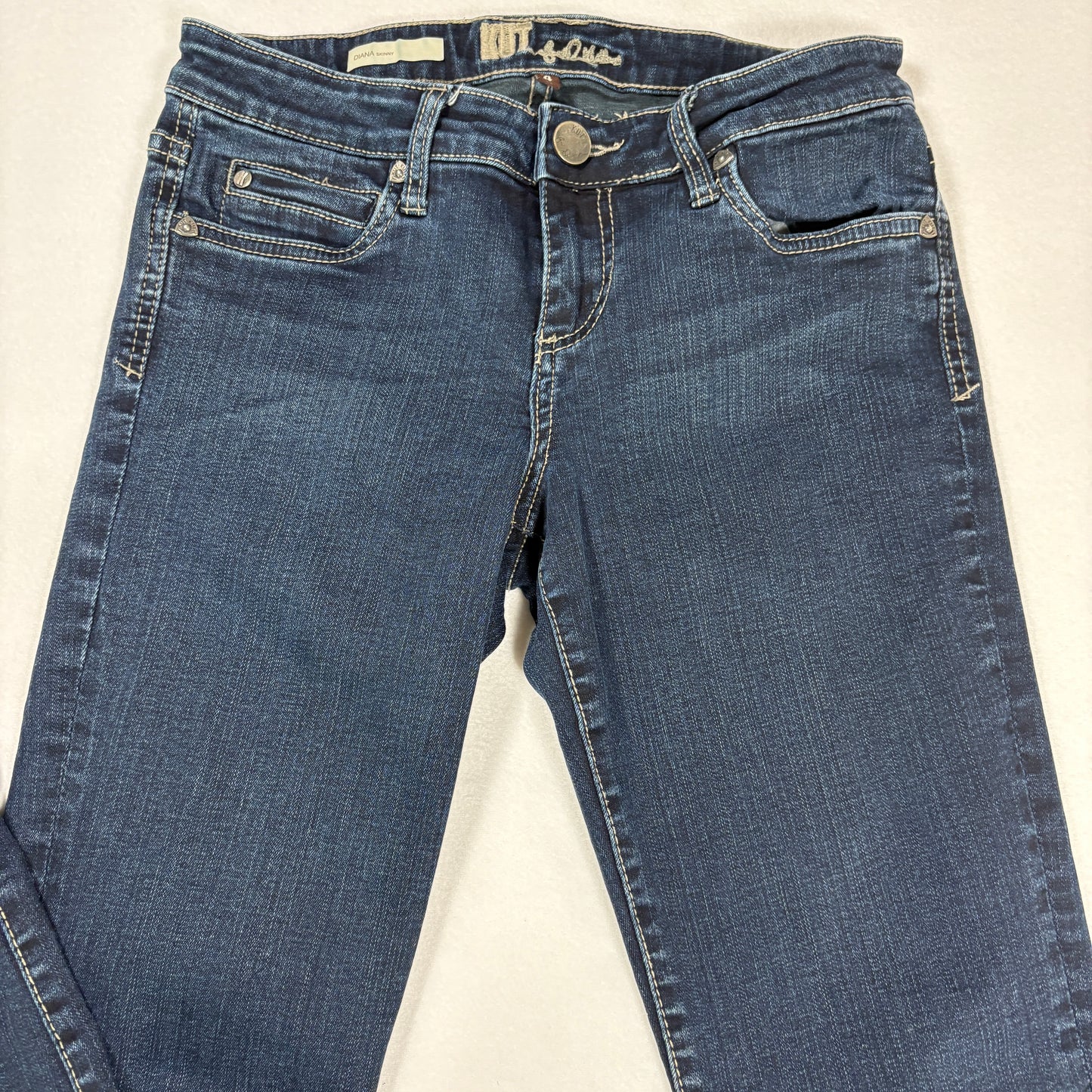 Kut From The Kloth Womens Jeans Size 4 Diana Skinny Dark Wash Stretch Denim