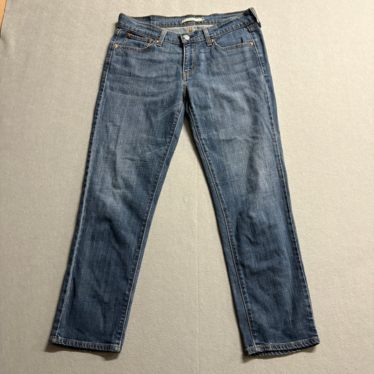 Levis 515 Bootcut Jeans Womens 10 Fits Like 31x26 Light Wash Stretch