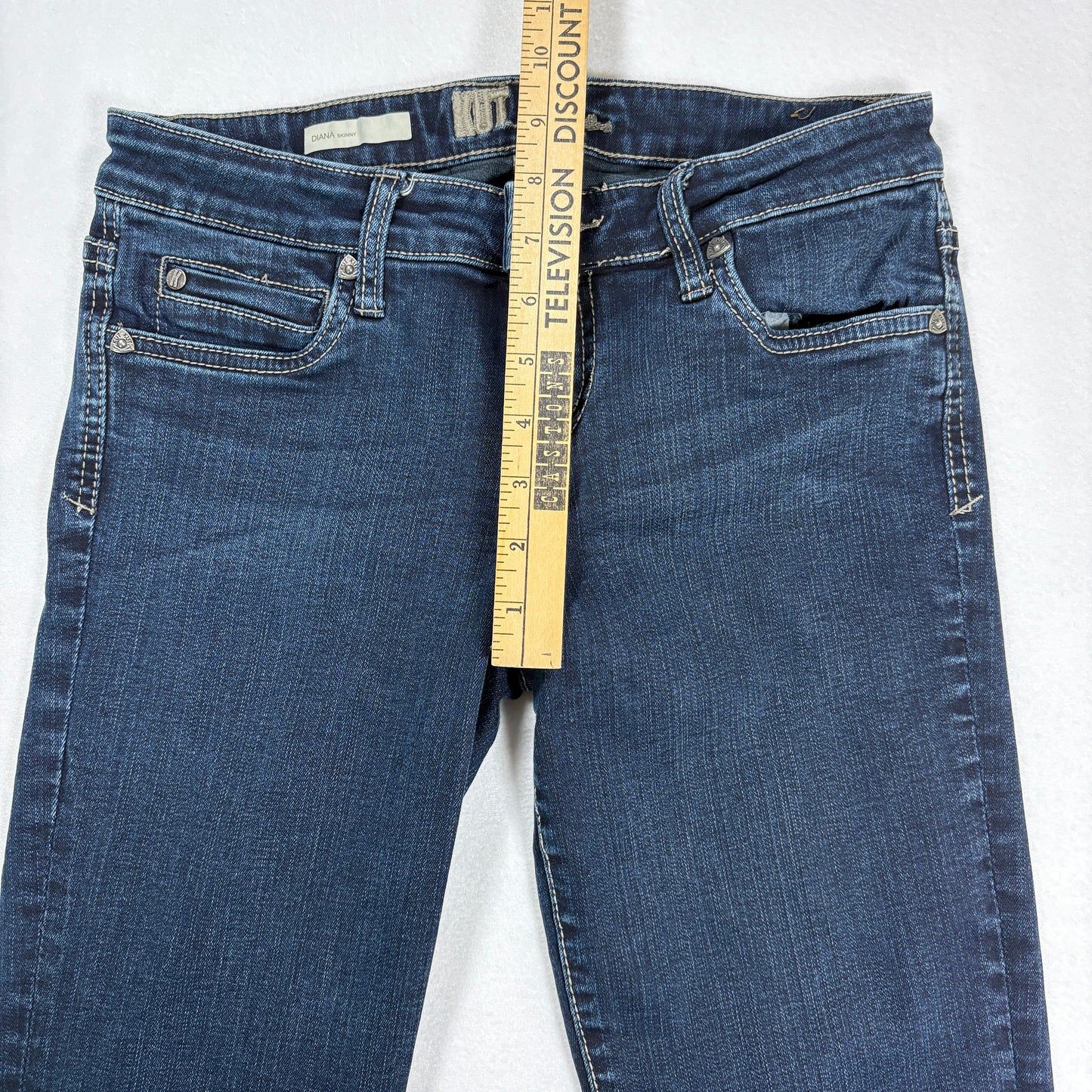 Kut From The Kloth Womens Jeans Size 4 Diana Skinny Dark Wash Stretch Denim