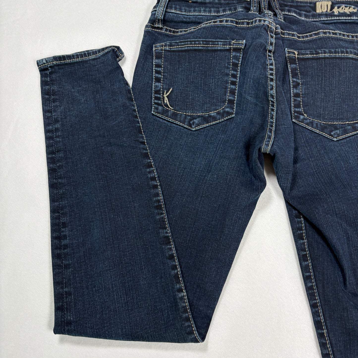 Kut From The Kloth Womens Jeans Size 4 Diana Skinny Dark Wash Stretch Denim