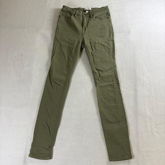Skinny Stretch Jeans Khaki Blue Tag 2 Fits Like 25X27 Olive Green Casual Slim