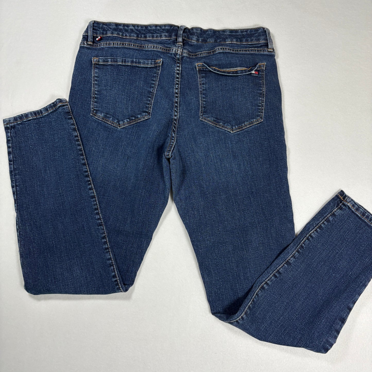 Tommy Hilfiger Womens Jeans Size 10 Dark Wash Straight Denim Y2K Vintage Classic