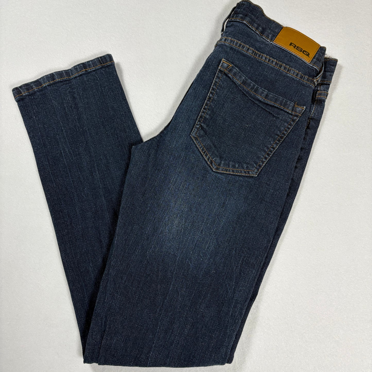 RSQ Womens Jeans Size 16 Super Skinny Dark Wash Stretch Denim Y2K Vintage Look