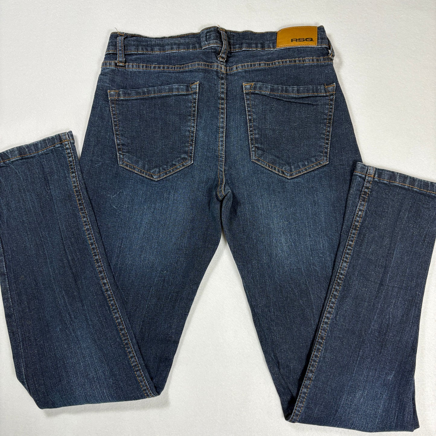 RSQ Womens Jeans Size 16 Super Skinny Dark Wash Stretch Denim Y2K Vintage Look