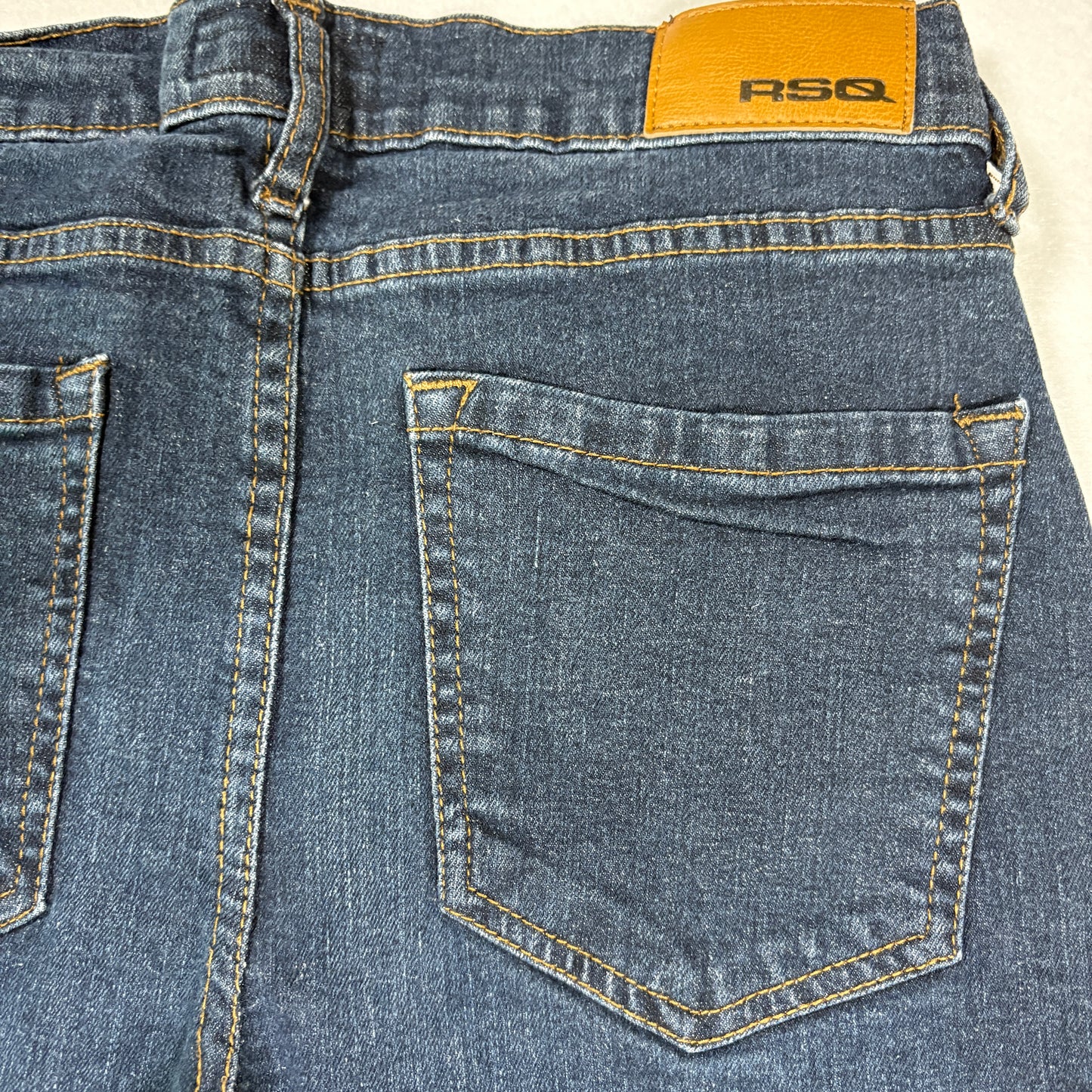 RSQ Womens Jeans Size 16 Super Skinny Dark Wash Stretch Denim Y2K Vintage Look