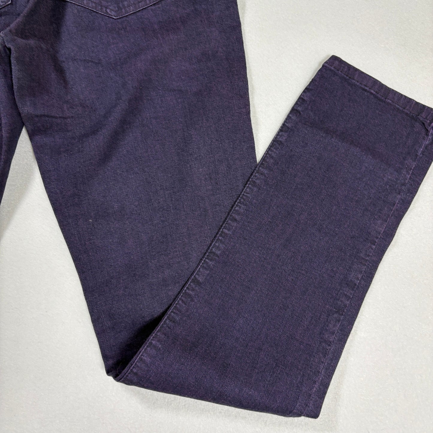 Candies Womens Jeans Size 7 Purple Skinny Stretch Denim Y2K 90s Vintage Grunge