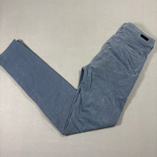 Kut From The Kloth Womens Pants Size 2 Blue Corduroy Slim Fit Vintage Y2K Retro