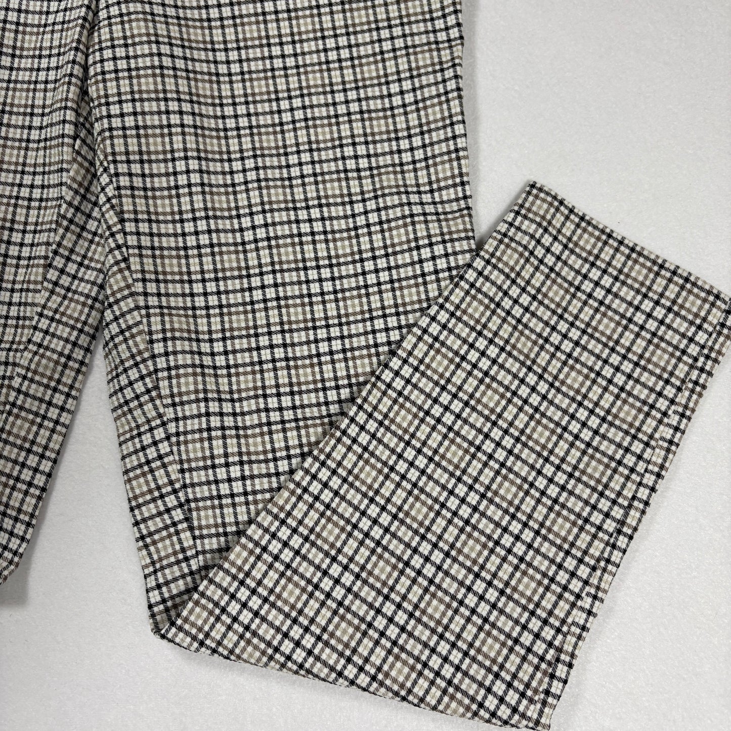 Soho Apparel Womens Pants Size M Plaid Skinny Stretch Pull On NWT $48 MSRP