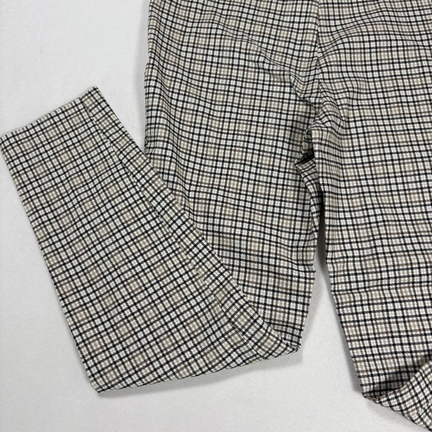 Soho Apparel Womens Pants Size M Plaid Skinny Stretch Pull On NWT $48 MSRP