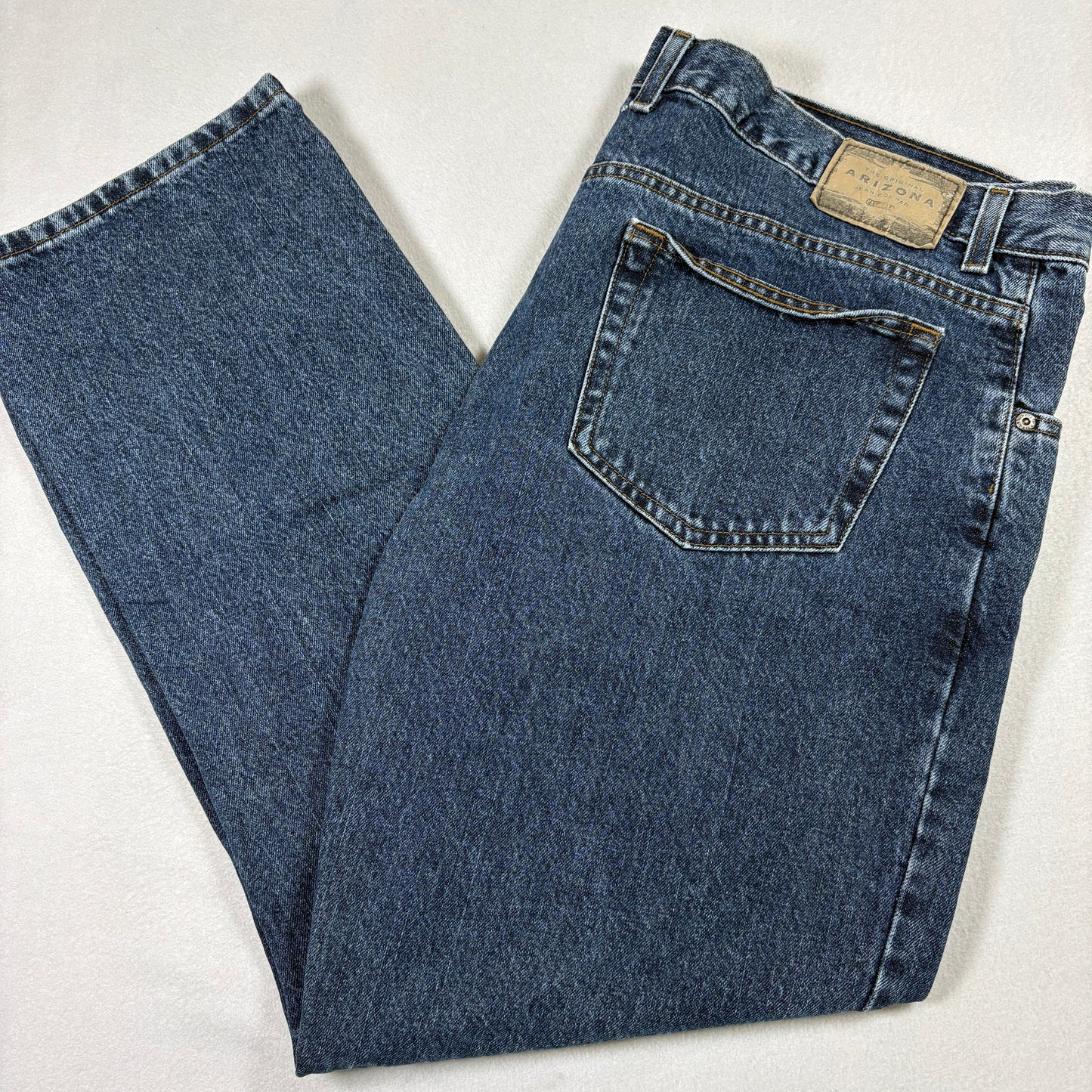 Arizona Jean Co Mens Jeans 42x30 Blue Denim Relaxed Straight Vintage Y2K Grunge