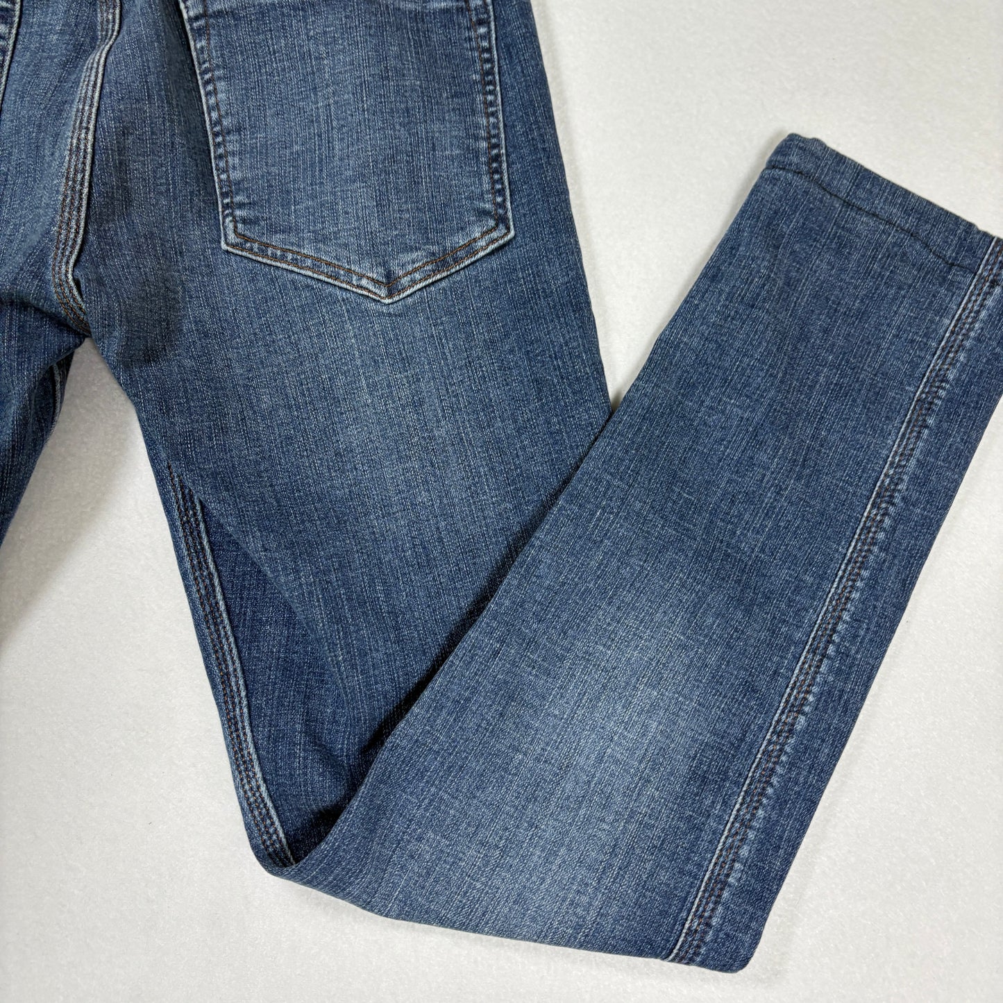 &Denim Mens Jeans 32x30 Skinny Fit Blue Stretch Denim Y2K Modern Classic