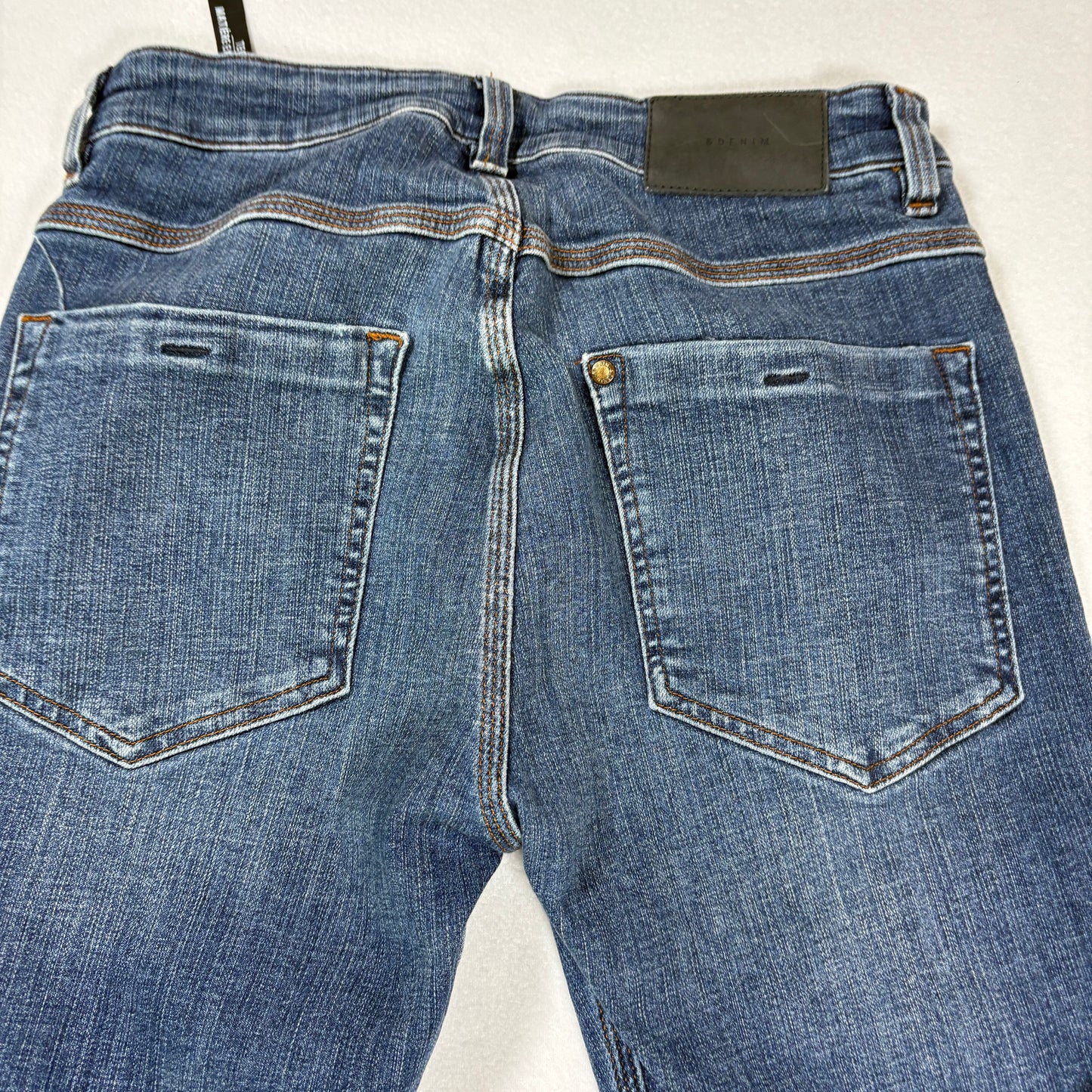 &Denim Mens Jeans 32x30 Skinny Fit Blue Stretch Denim Y2K Modern Classic
