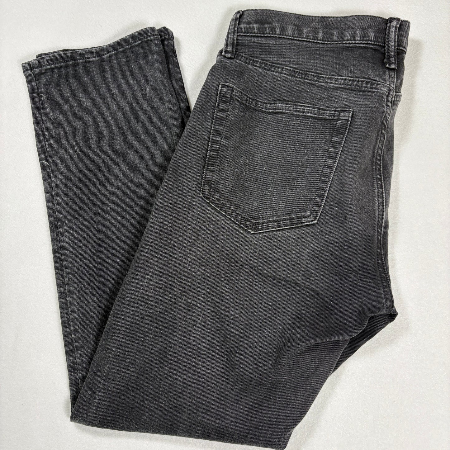 GAP Mens Jeans 30x30 Athletic Taper Gray Denim Slim Fit Y2K Vintage Modern