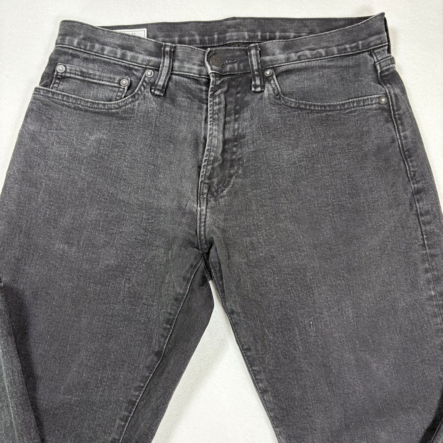 GAP Mens Jeans 30x30 Athletic Taper Gray Denim Slim Fit Y2K Vintage Modern