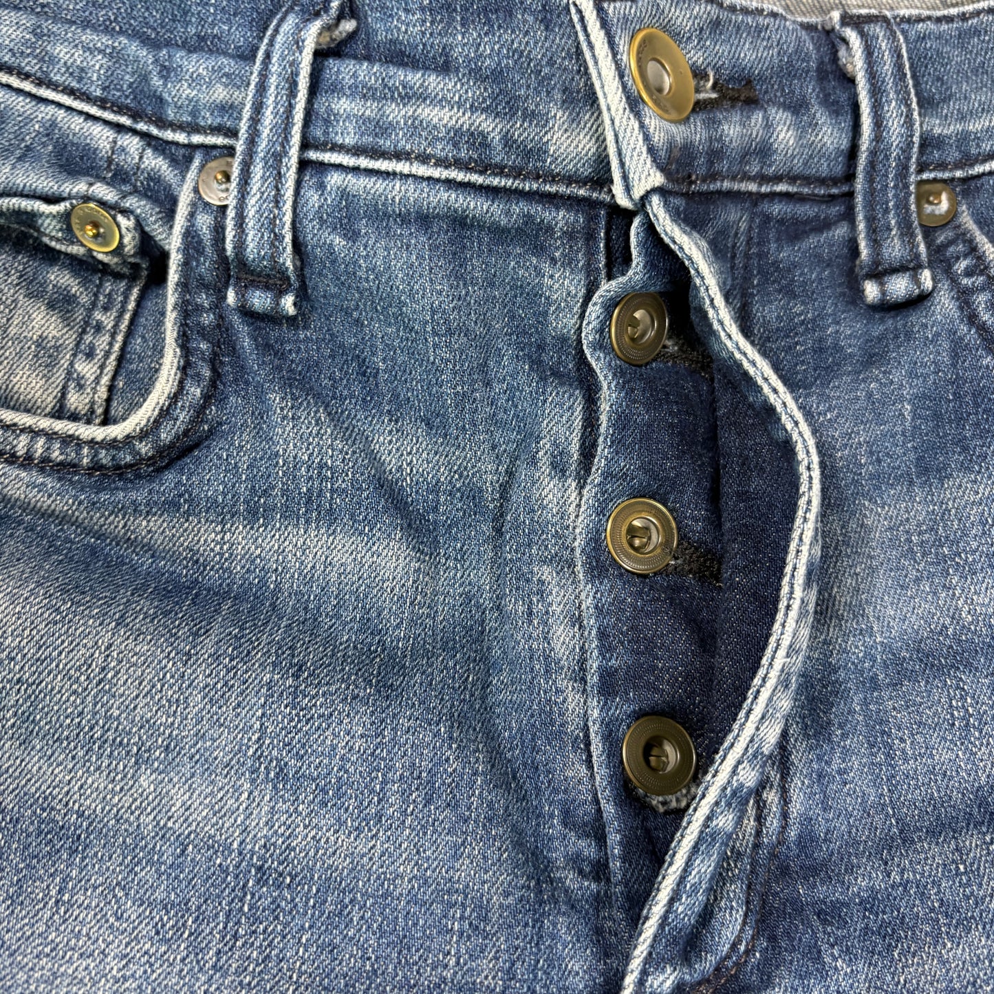 Rag & Bone Mens Jeans 29x30 Fit 2 Slim Blue Denim Stretch Y2K Vintage Classic