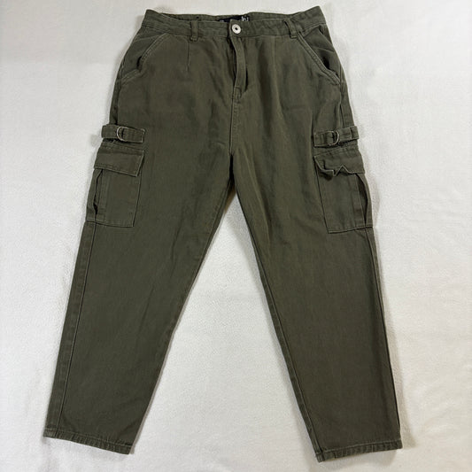 Cargo Pants Military Utility BBJ Olive Green W28 Fits Like 30X22 Streetwear Y2K
