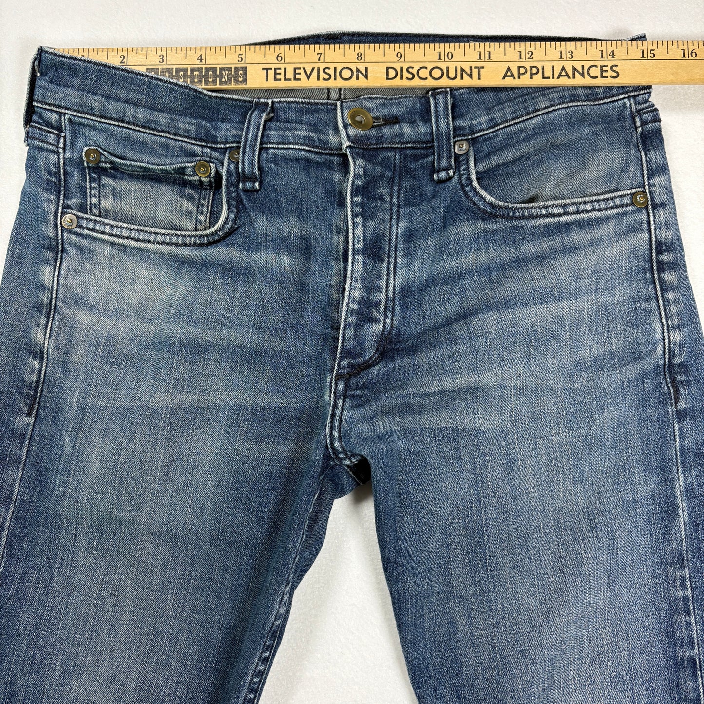 Rag & Bone Mens Jeans 29x30 Fit 2 Slim Blue Denim Stretch Y2K Vintage Classic