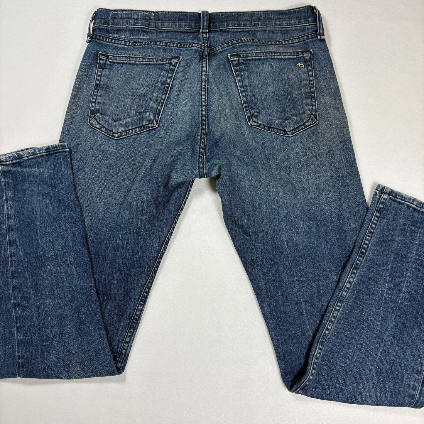 Rag & Bone Mens Jeans 29x30 Fit 2 Slim Blue Denim Stretch Y2K Vintage Classic