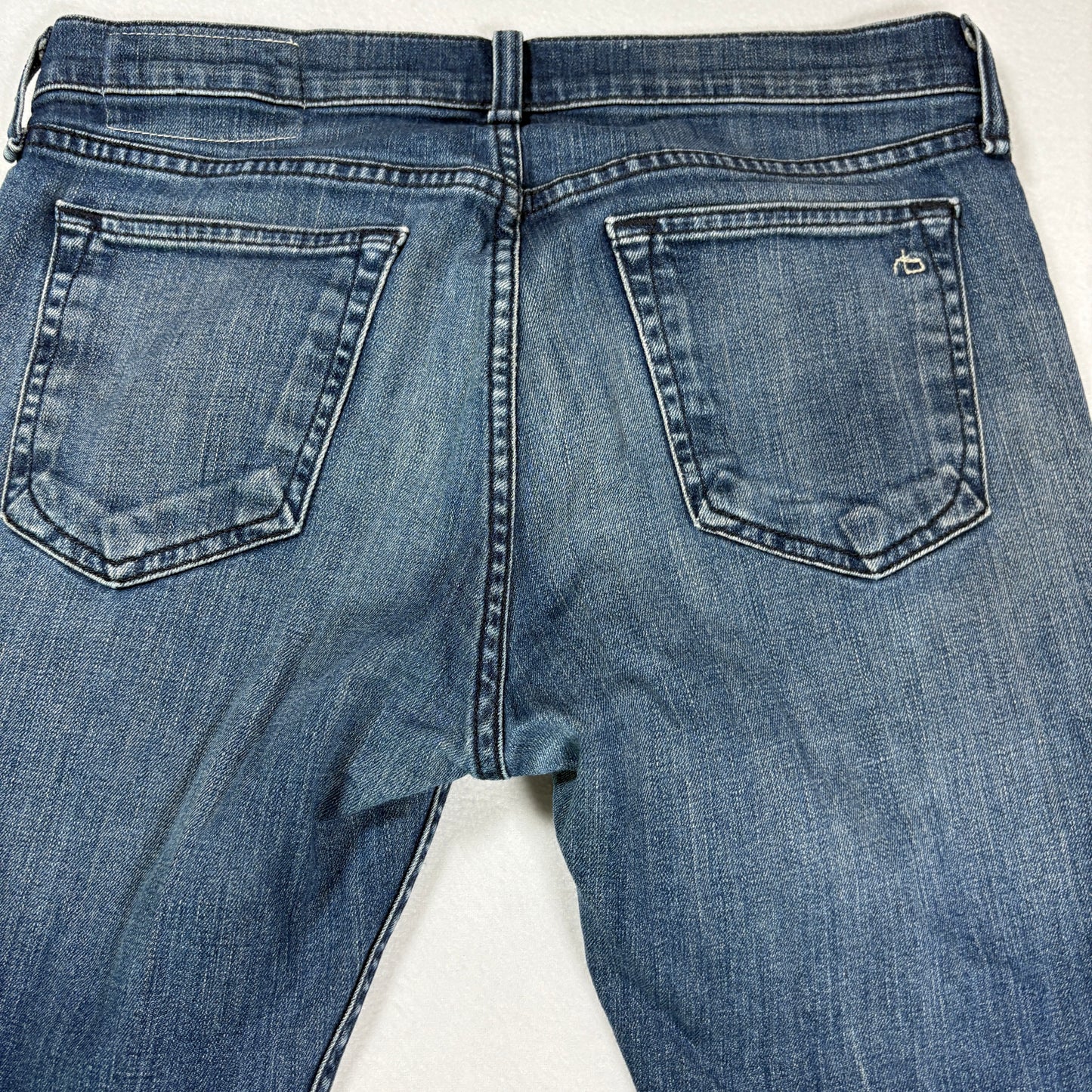 Rag & Bone Mens Jeans 29x30 Fit 2 Slim Blue Denim Stretch Y2K Vintage Classic