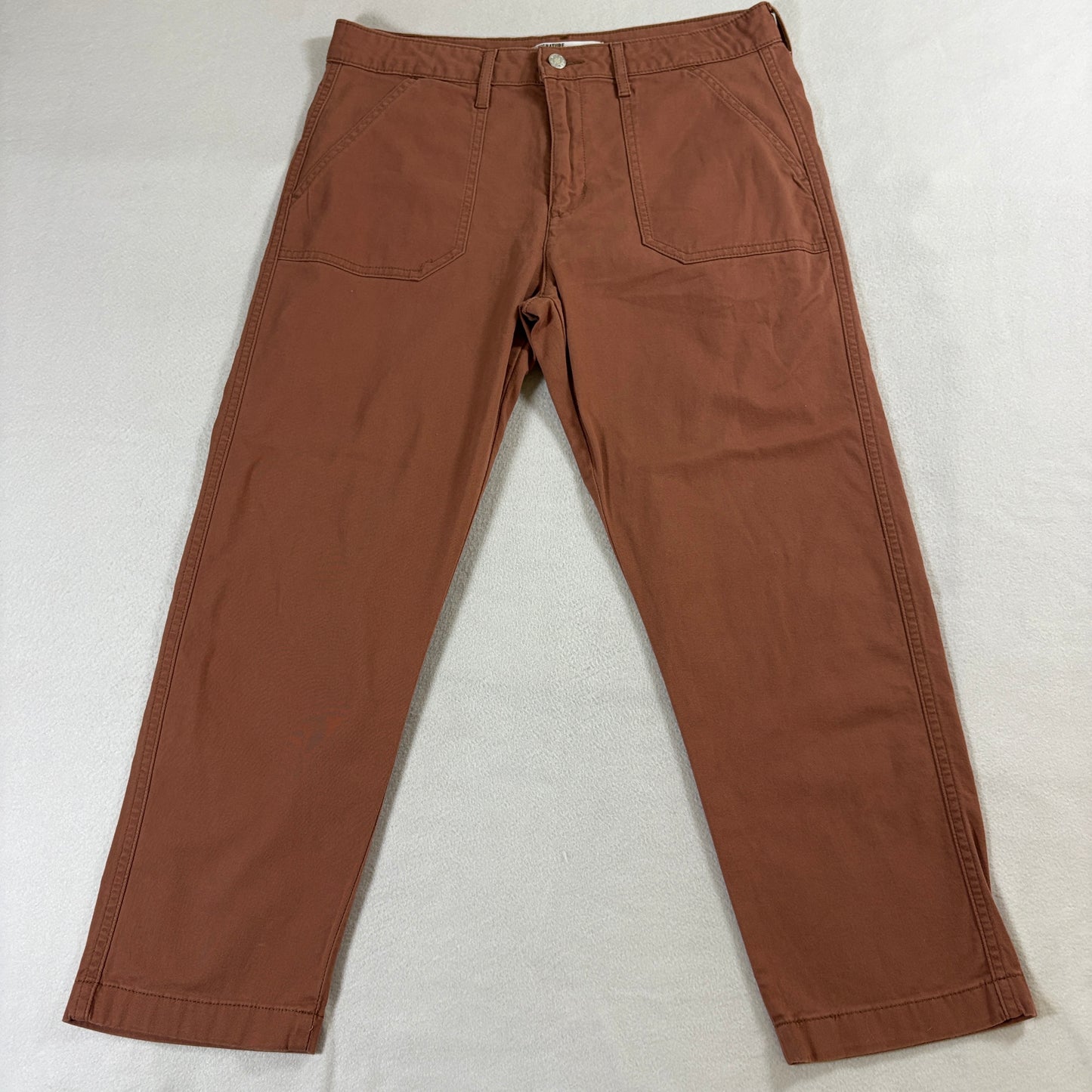 Levis Signature Straight Pants W30 Fits Like 33X25 Brown Workwear Stretch Casual