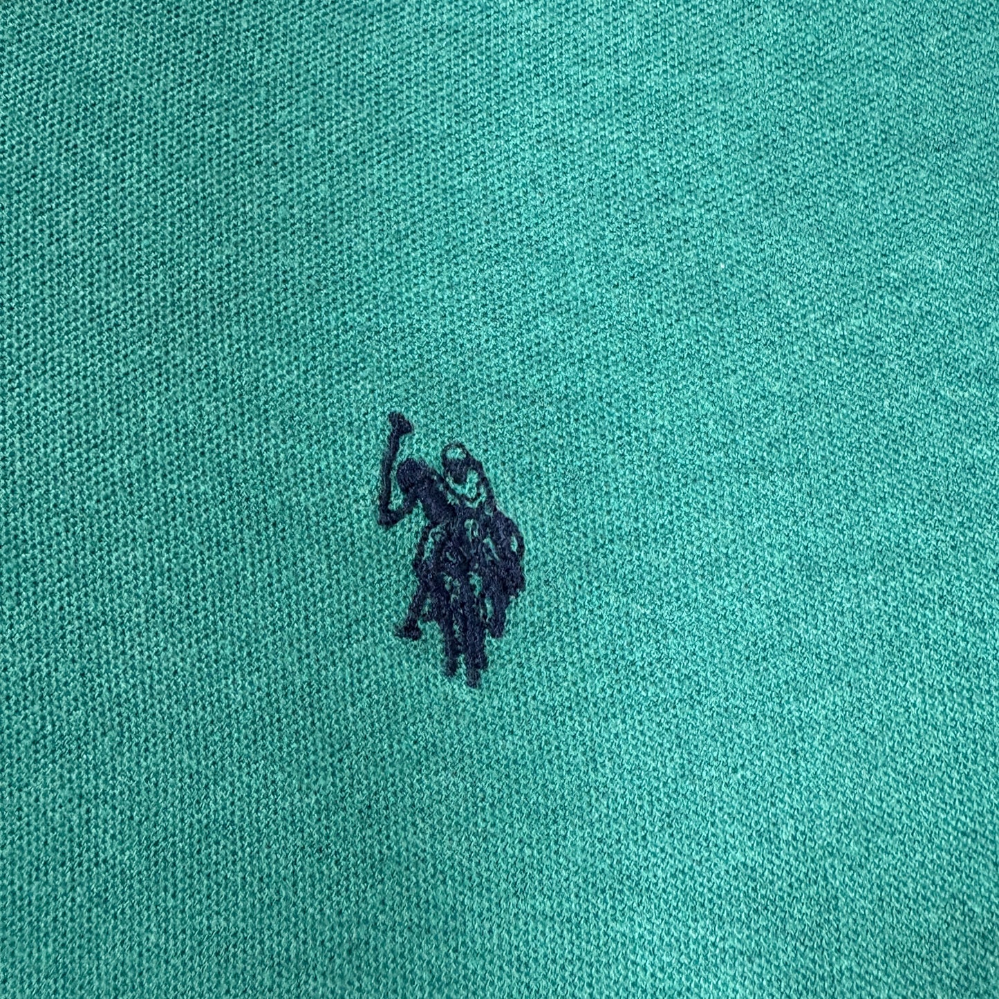 US Polo Assn Mens Polo Shirt Size S Green Ultimate Pique Short Sleeve Classic
