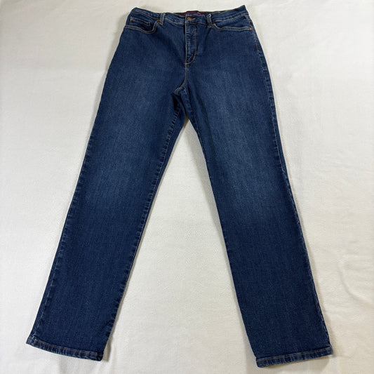 Straight Leg Stretch Jeans Gloria Vanderbilt Amanda Tag 10 Fits Like 30X31 Blue
