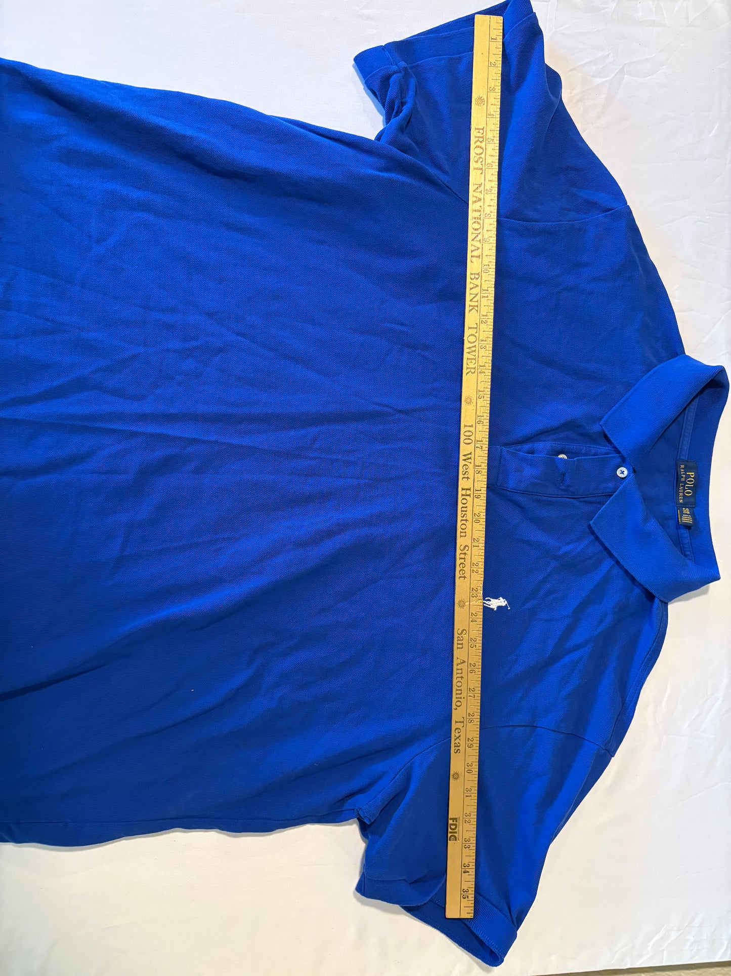 Polo Ralph Lauren Men's Polo Shirt 4XB 4XLT Blue Big Tall Pony Logo Short Sleeve