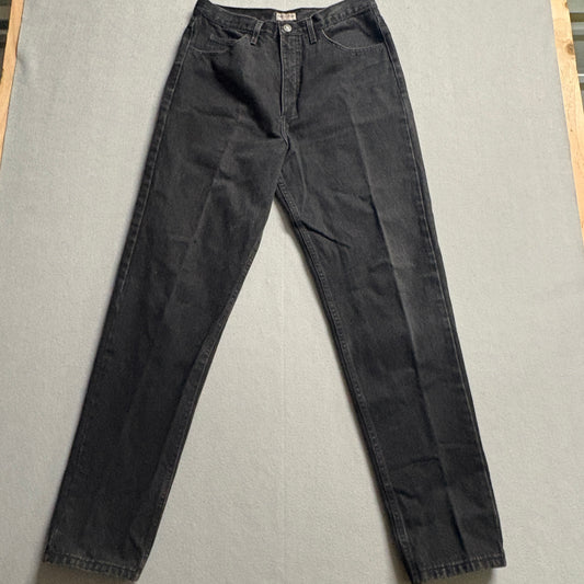Vintage Guess Jeans USA Black Denim Tag 34 Fits Like 31x32 Y2K Straight Leg