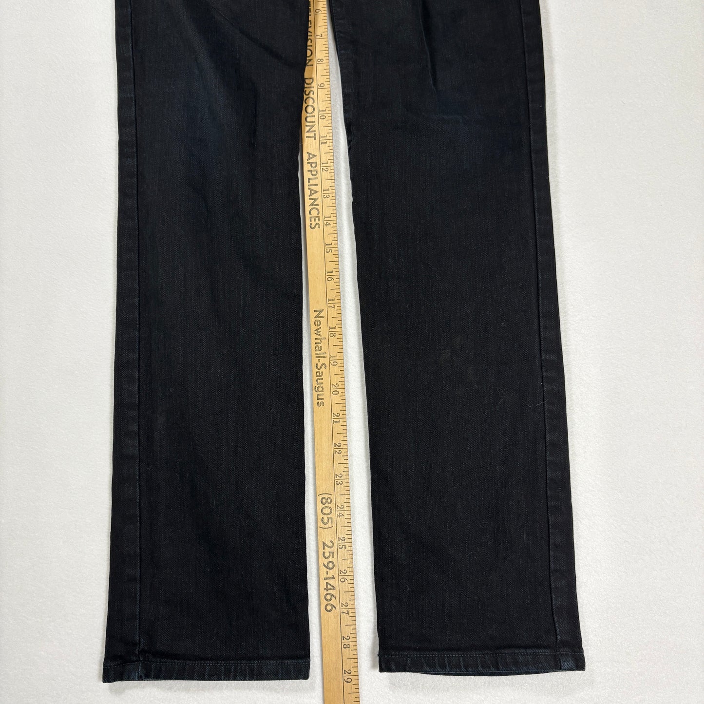 Neo Blue mens black denim jeans size 28 Y2K vintage grunge straight leg USA made