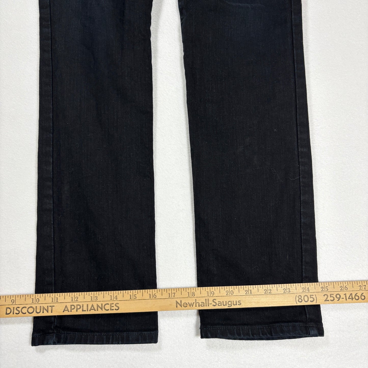 Neo Blue mens black denim jeans size 28 Y2K vintage grunge straight leg USA made