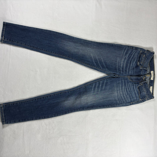Bullhead Womens Skinny Fit Blue Denim Jeans Stretch Y2K Retro Streetwear Trendy!