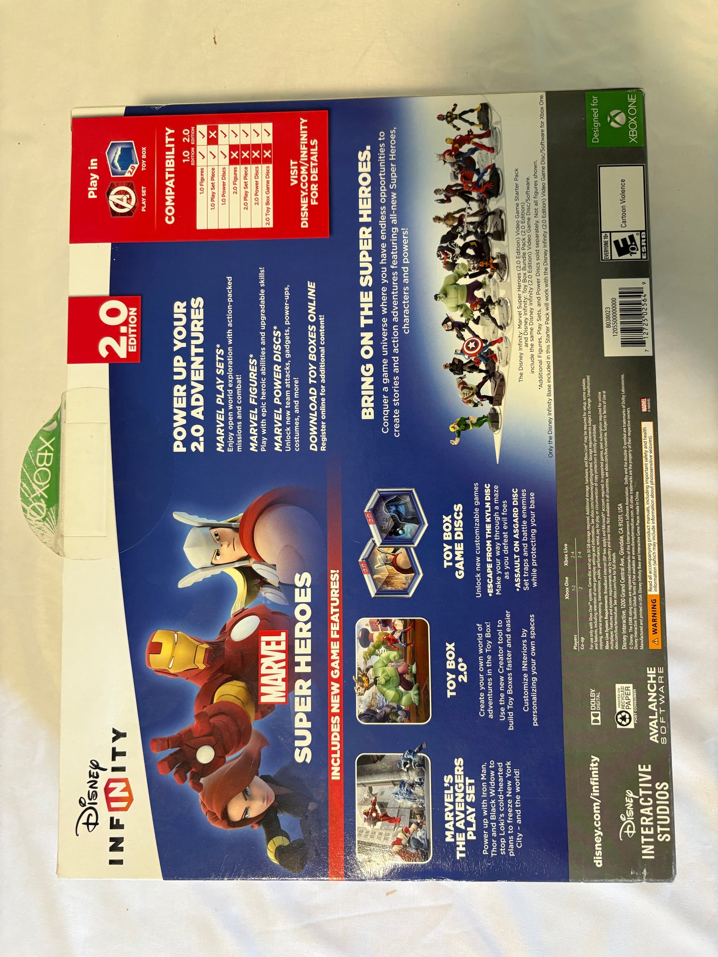 Disney Infinity 2.0 Marvel Super Heroes Starter Pack Xbox One New Sealed