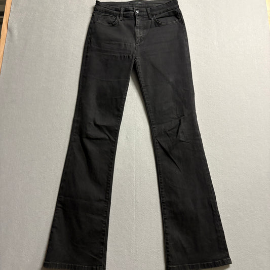 Joe's Jeans Black Flare Bootcut Stretch Jeans Womens 28 Fits 30x32 Y2K