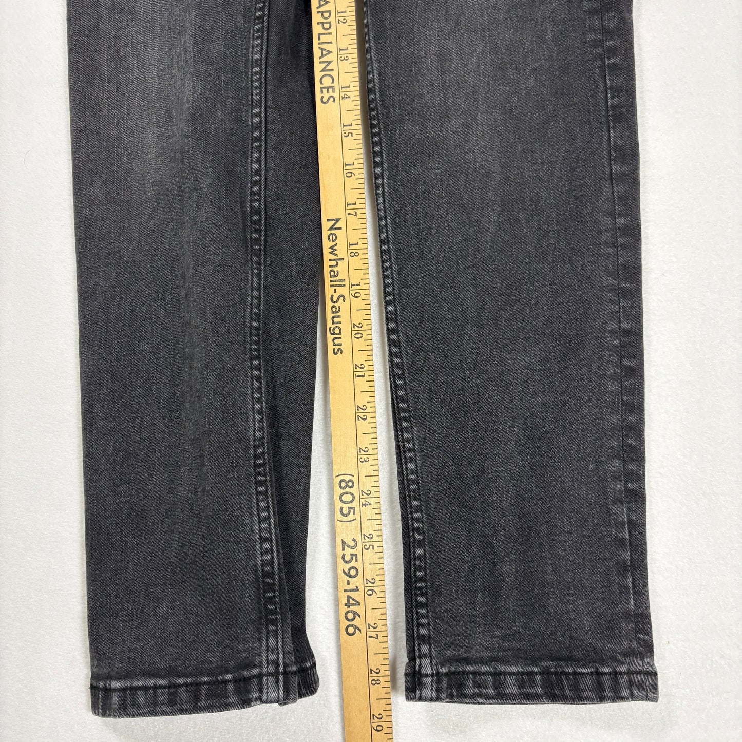 DKNY mens black denim jeans size 32x30 skinny fit Y2K vintage grunge stretch