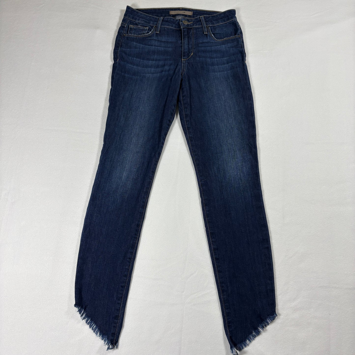 Joes Jeans Skinny Ankle Womens 24 Dark Wash Frayed Hem Stretch Retro Y2K Street