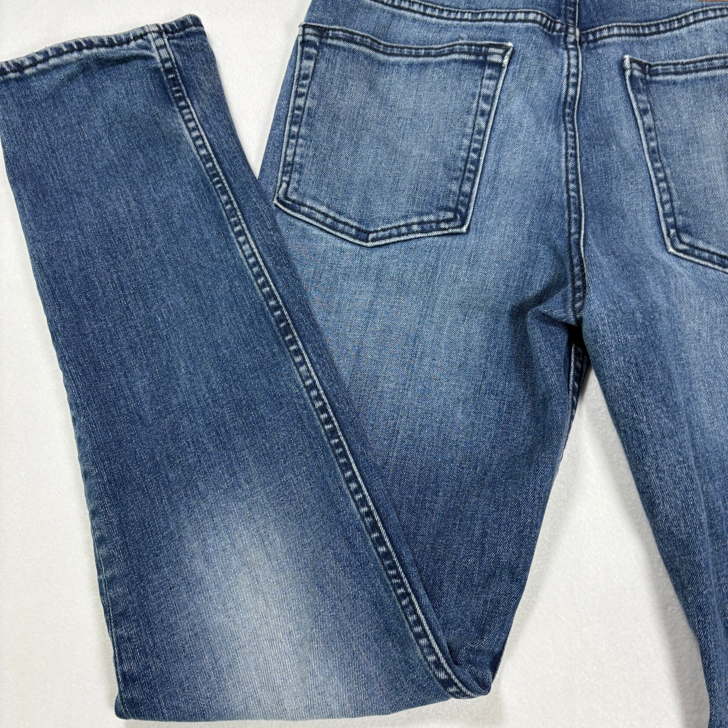 Goodfellow mens blue denim jeans size 30x32 slim fit stretch total flex vintage