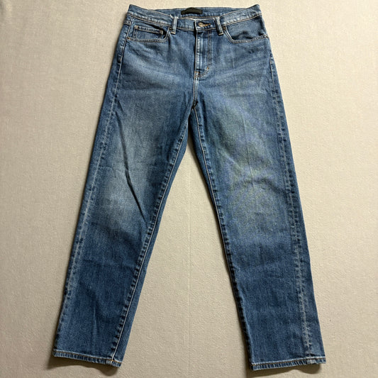 Uniqlo Slim Straight Jeans Tag 29 Fits Like 30x27 Blue Stretch Denim Y2K