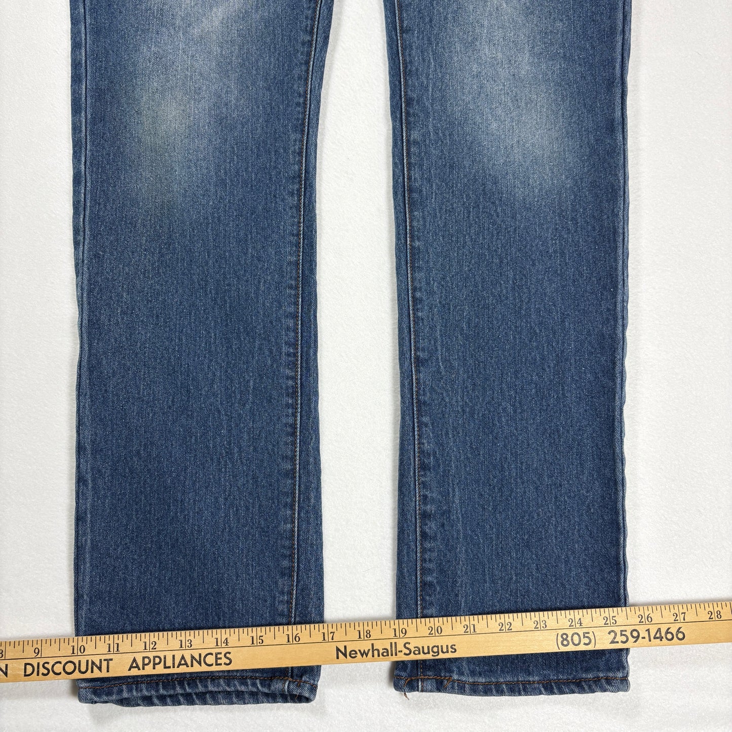 MBX mens blue denim jeans size 34x32 slim fit Y2K vintage faded wash casual