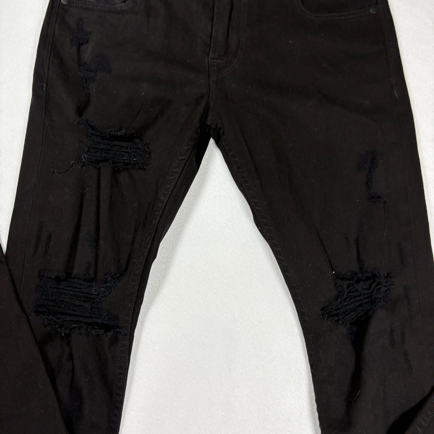 Guess mens black denim jeans size 30 slim fit stretch Y2K vintage grunge Mexico