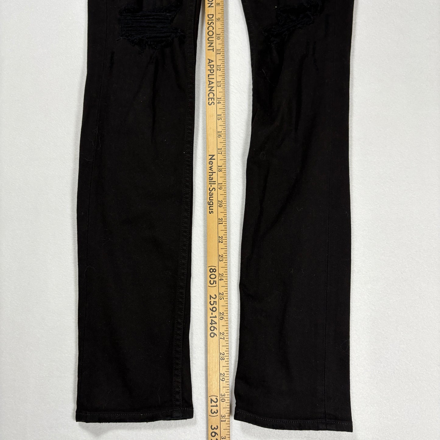 Guess mens black denim jeans size 30 slim fit stretch Y2K vintage grunge Mexico