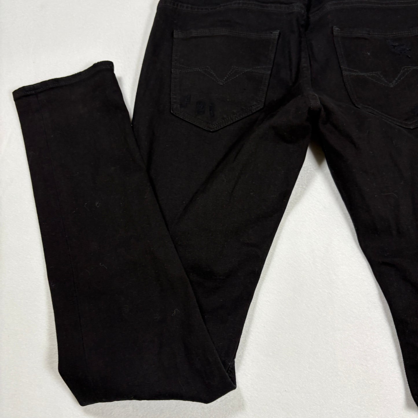 Guess mens black denim jeans size 30 slim fit stretch Y2K vintage grunge Mexico