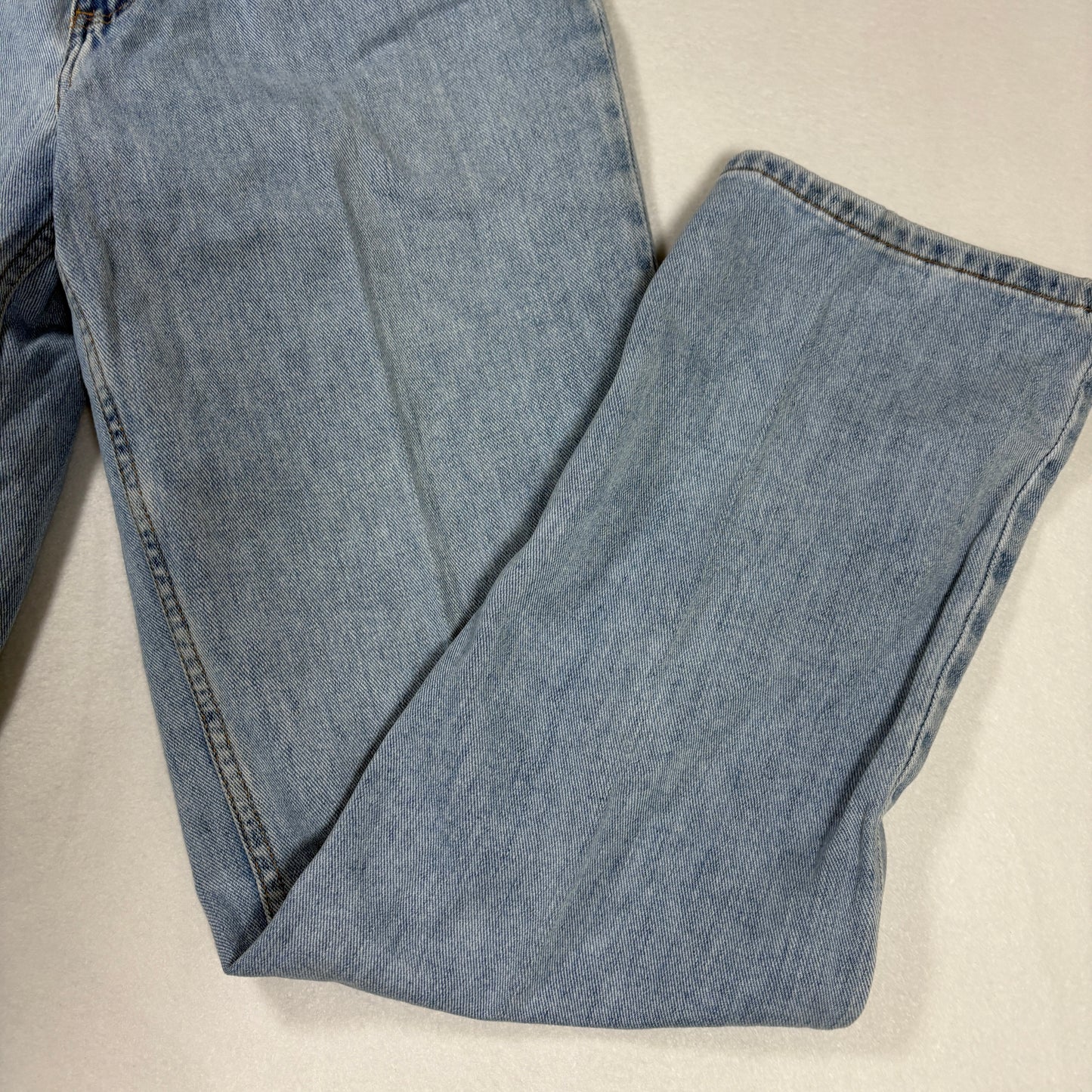 Eddie Bauer Womens Jeans 10 Baggy 90s Vintage Y2K High Rise Light Wash Denim