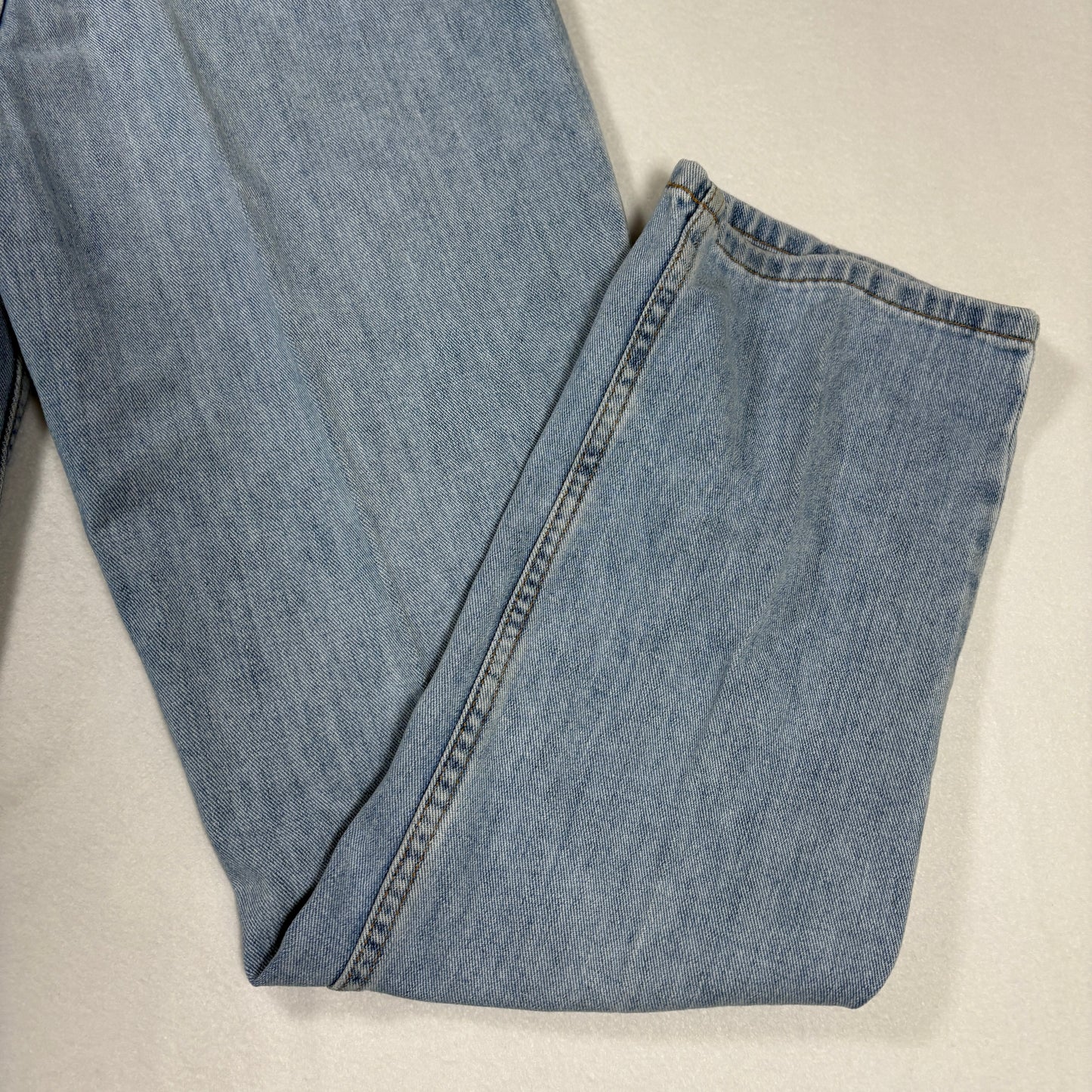 Eddie Bauer Womens Jeans 10 Baggy 90s Vintage Y2K High Rise Light Wash Denim